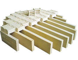 大型硫酸吸收塔承重条梁