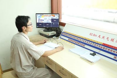 62.8米连续式遂道窑控制室